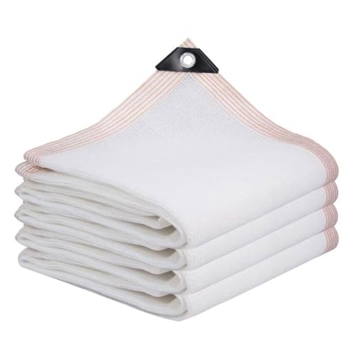 Filet pare-soleil blanc maille renforcée auvent 9x13 pieds pour extérieur