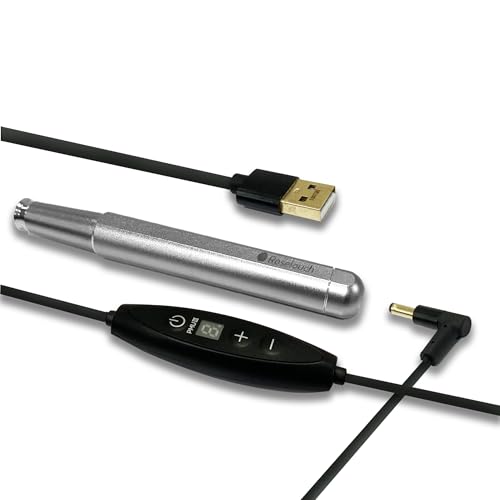 Semi-Diposable Microblading Permanent Makeup PMU Machine Kit Supplies for Eyebrow Eyeliner Lips(Rosetouch T5), Black/silver