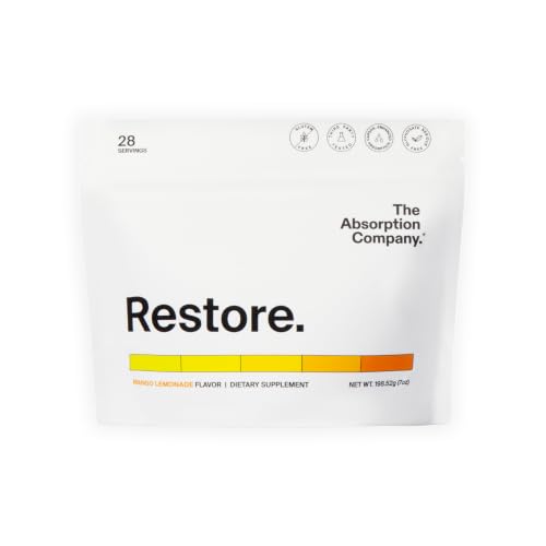 Image of The Absorption Company Electrolyte Powder, Restore Mango Lemonade