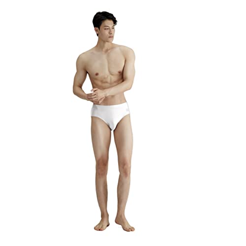 Eros series men's underwear solid color shiny breathable sports ice briefs3