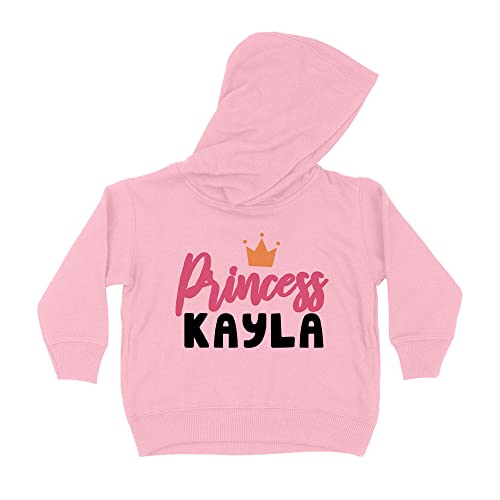 Princess Kayla Kids Hoodie Sweatshirt Toddler 4T Light Pink