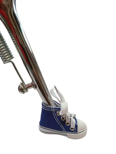 Image of EVERNOW Side Stand Shoes are a Must-Have Accessory for Every RE Bike Owner who Values Stability, Durability, and Style.(Blue)