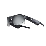 SANGSTRE Sports Audio Sunglasses, Smart Bluetooth Glasses for Cycling,Running & Hiking,Black Frame, Regular, Polarized Lenses