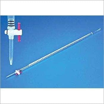 LABO Borosilicate Glass Burette 50 ml With Rotaflow Stopcock For Laboratory And Industrial Use (Pack of 1)