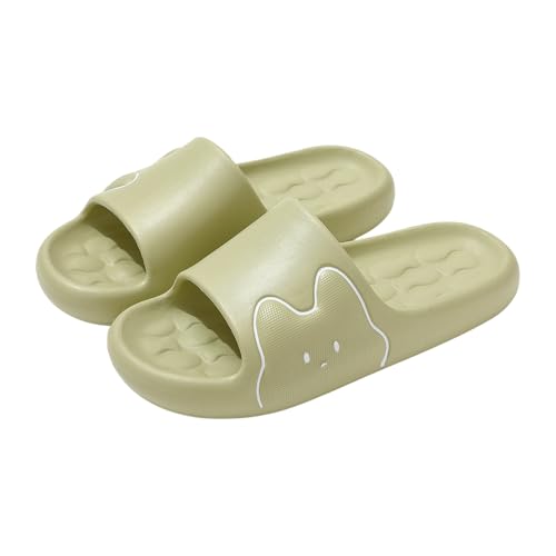 Cute Cat EVA Sandals for Platform Bedroom Shower Shoes Soft Open Toe Anti-slip Indoor Outdoor Mute Slippers