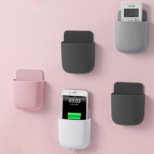 USHXVG 4-Piece Remote Control Storage Box, Wall-Mounted Storage Rack, Punch-Free Storage Rack, Desktop Pen Holder, Remote Control Holder, Wall-Mounted Organizer - Cosy Home Interiors USHXVG 4-Piece Remote Control Storage Box, Wall-Mounted Storage Rack, Punch-Free Storage Rack, Desktop Pen Holder, Remote Control Holder, Wall-Mounted Organizer - Image 6