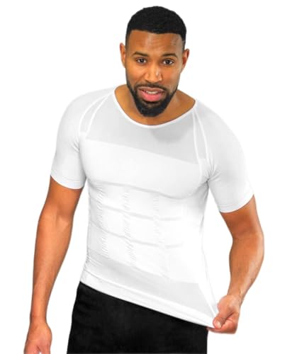 Men's Posture Corrector T-shirt | Anti Back Pain | Straightens Back and Shoulders | Compression | Undershirt | Short sleeves