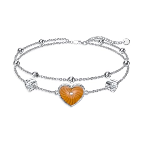 Image of 925 Sterling Silver Layered Ankle Bracelets for Women Jewelry Gifts | 925 Sterling Silver Layered Sea Turtles /Elephant /Wave Anklet Animal Bracelet Summer Ocean Beach Jewelry Gifts for Women