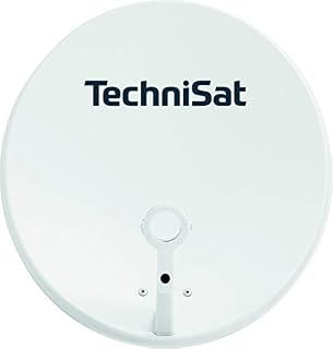 TechniSat TECHNITENNE 60 antena satelitarna (60 cm, cyfrowy system satelitarny, antena z uchwytem masztu, przygotowana do mocowania konwertera 40 mm), jasnoszara