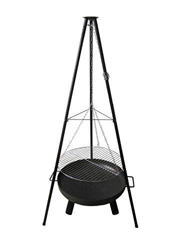 Grill Set 4 in 1 Oslo Schwenkgrill mit Feuerschalel Grill Feuerkorb