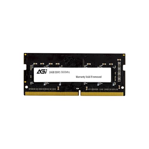 AGI SD238 RAM DDR5 16GB 5600MHz SODIMM, CL46 - Memoria para ordenador portátil, mini PC, memoria de alto rendimiento