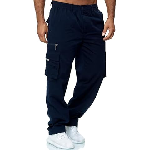EGOMAXX Men's Insulated Cargo Pants Cover