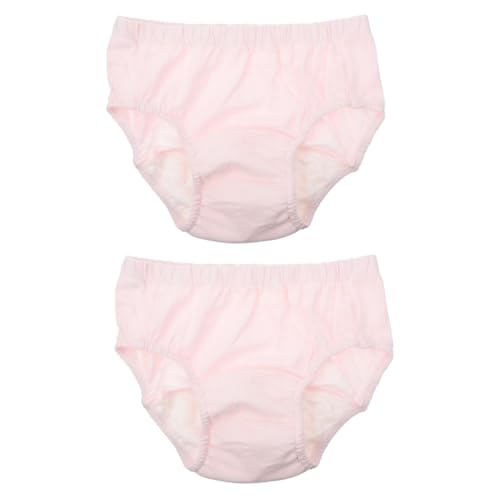 IWOWHERO 2 Pcs Leakproof Underwear for Women Overnight Adult Diapers Reusable Diapers Medium