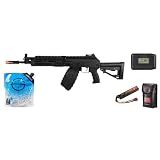 LCT LCK-16 Steel AEG Airsoft Rifle w/Aster V2 Full Package with Lipo Battery & Charger & 3000 Counts of 0.25g BBS