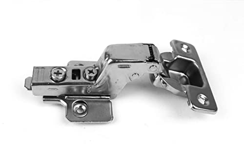 Berta 20-Pack Inset Frameless Soft Close Hinges – 110° 3D Adjustable, Clip-On Concealed European Hinges with Screws for Kitchen, Bathroom, Closet Cabinets – Ideal for Modern Cabinets