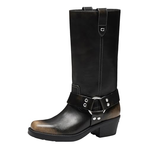 Coach Women's Harness Loved Leather Boot Knee High