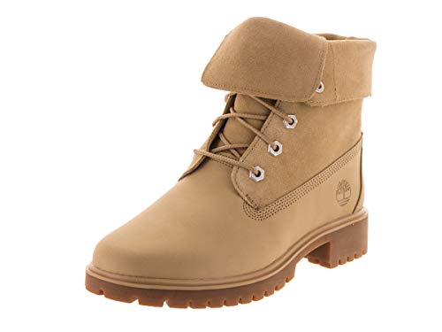 Timberland Women's Jayne Fold Down Boot (9 M US, Medium Beige Nubuck)