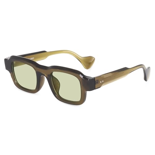 Image of Peter Jones Lenses Unisex Broad Frame Square UV /UB Protected Non-Polarized Sunglasses Medium (3809)