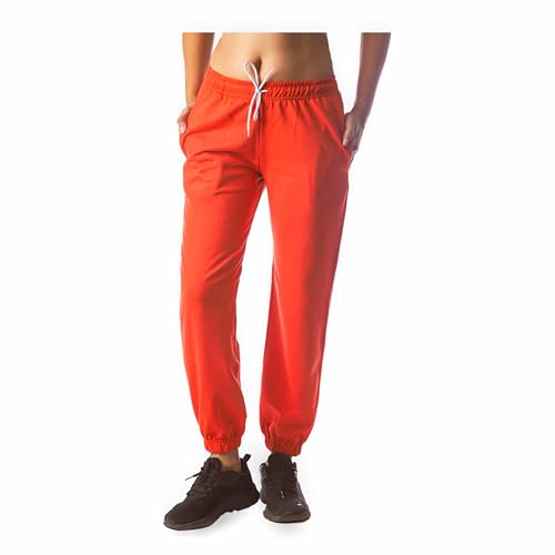 Image of London Hills Women's High Rise Cotton Blend Regular Fit Joggers Track Pants Solid Track Pants