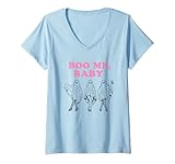 Photo Gallery donna boo me baby ghostly figure halloween maglietta con collo a v Photo Gallery donna boo me baby ghostly figure halloween maglietta con collo a v