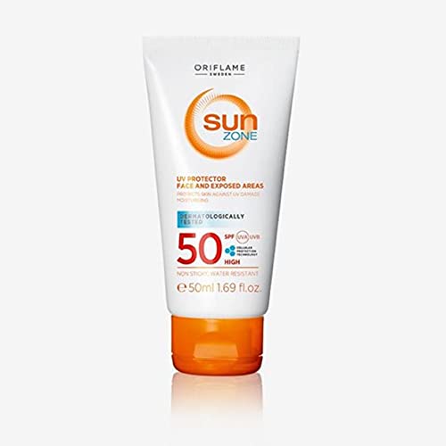 Oriflame Sweden Sun Zone Uv Protector Face and Exposed Areas High - SPF 50 Pa++(50 Ml) By Dodo Store