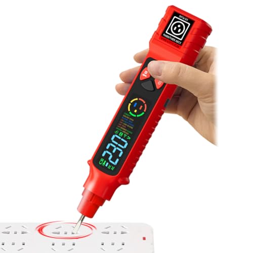 FROGBRO 2-in-1 Voltage Tester & Outlet Tester, Dual Range AC 2-440V 50Hz-60Hz with LCD Dis