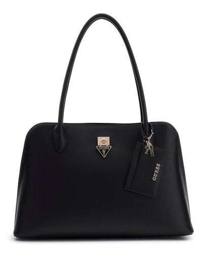 GUESS sac à épaule Patsie cabas noir aux finitions haut de gamme