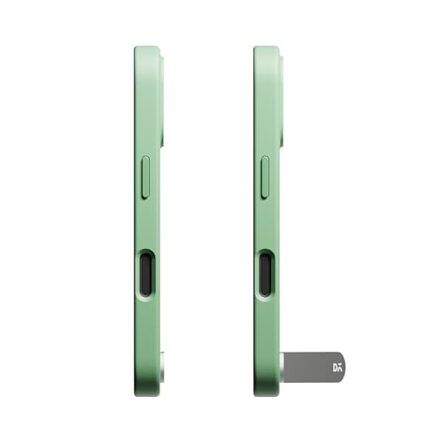 Image of DailyObjects Stack Phone Kickstand /Phone Stand /Mobile Holder, Vertical and Horizontal Stand, Adjustable Angle, Compatible with iPhone - Slate Grey