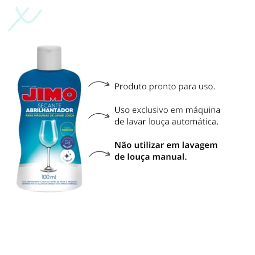 Kit com 6 Jimo Secante Abrilhantador 100ml