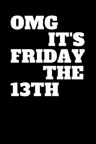 Funny Friday the 13th composition notebook Happy Friday the 13th gift: Lined Notebook / Journal Gift, 120 Pages