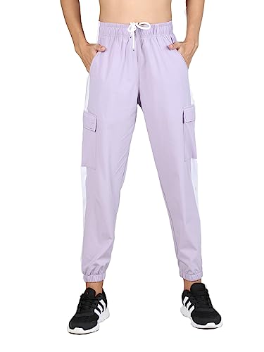 Image of CHKOKKO Women High Rise Sports Gym Track Pant Running Lower with Cargo Pocket