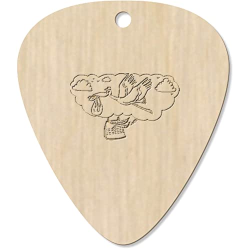 Azeeda 7 x ‘Cigogne Porter Bébé’ médiator/pic de Guitare (GP00026656) - Les Beatles, Paul McCartney, John Lennon, RIngo Starr, George Harrison Azeeda 7 x 'Cigogne Porter Bébé' médiator/pic de Guitare (GP00026656)