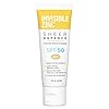 Invisible Zinc Sheer Defence Tinted Light - Daily Facial Moisturizer With Sun Protection SPF 50 To Prevent The Appearance Of Premature Aging Caused by Harmful UV Rays - 50g