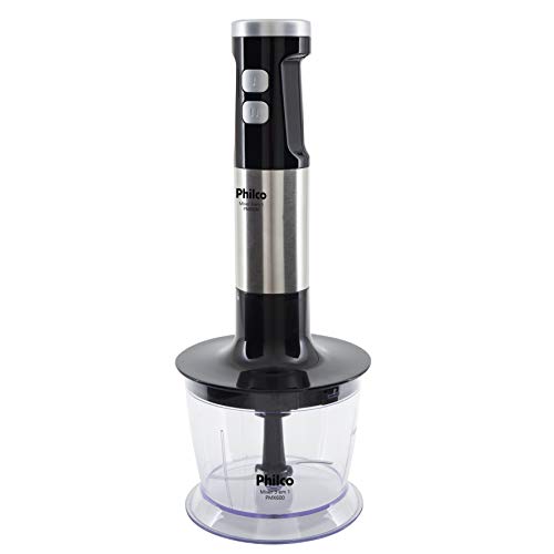 Mixer 3 em 1, 600W, Preto/Prata, 110v, Philco