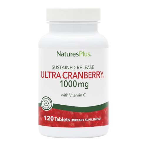 Ultra Cranberry 1000mg comprimés NaturesPlus complément canneberge confort urinaire femme