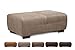 Produktbild Cavadore Hocker Mavericco / XXL Hocker rechteckig in Lederoptik / Industrial Style / Passend zu Big Sofa und Ecksofa Mavericco / 108 x 71 x 41 cm (BxHXT) / Mikrofaser Beige