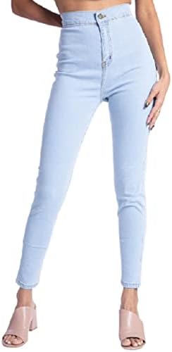 Kava Light Blue Jeans High Waist For 