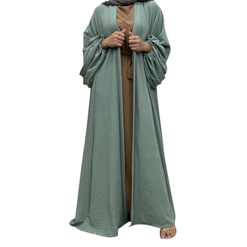 Robe musulmane femme en broderie artisanale et coton de qualité