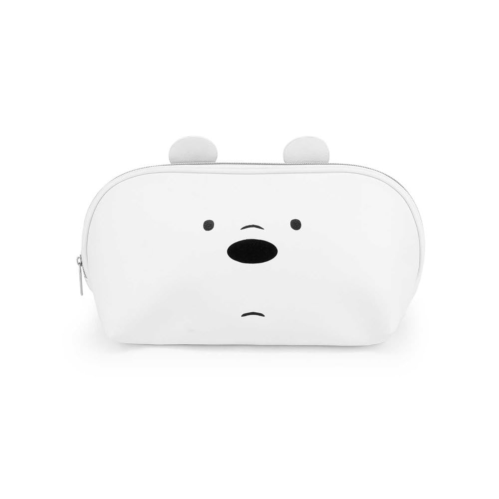 KARACTERMANIA We Bare Bears Ice Bear-Jelly Toiletry Bag, White, 34 x 18 cm