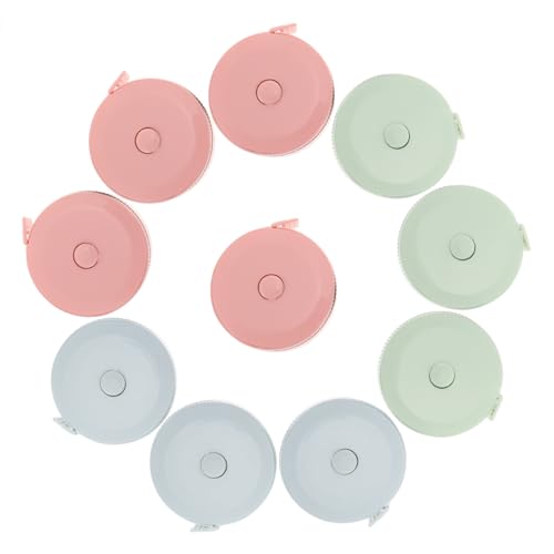 Ruban plastique rétractable outil de mesure souple pour vêtements patrons mensurations 30x