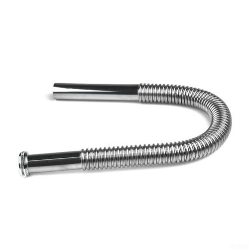 Gdfnmogo Tuyau d'évacuation flexible en acier inoxydable pour évier de cuisine et salle de bain avec connexion standard chinoise de 32 mm