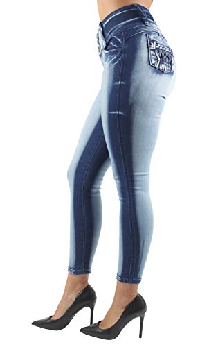 Plus/Junior Size Colombian Design Butt Lifting High Waist Skinny Jeans