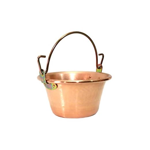 Paiolo in Rame per Polenta Manico ad Arco Diametro 26cm