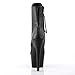 Pleaser Women's Adore- 1021/bpu/m Boot, Faux Leather/Black Matte, 6 M US