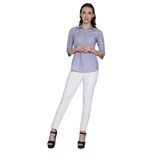 Image of Blue RoninWomen Stylish Western Official Formal Shirts for Women Regular fit Shirts for Women