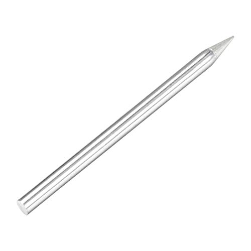 Image of uxcell 3.4x67mm Lead-free Soldering Iron Tip Replacement Solder Conical Tip Welding Equipment for Soldering Silver 30W 3pcs