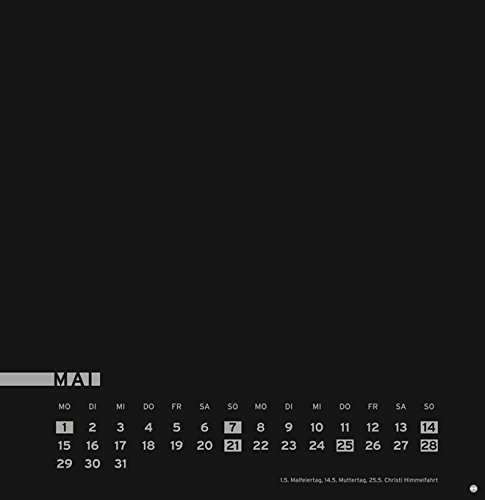 Bastelkalender 2017 silber, mittel: Das