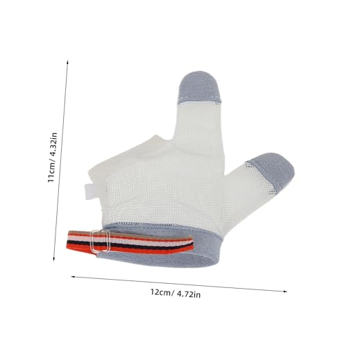 HANABASS 2 Pairs of Baby Anti-Sucking Gloves for Infants Breathable Thumb Protector Finger Sucking Treatment for Thumb Sucking Prevention 4pcs Set2