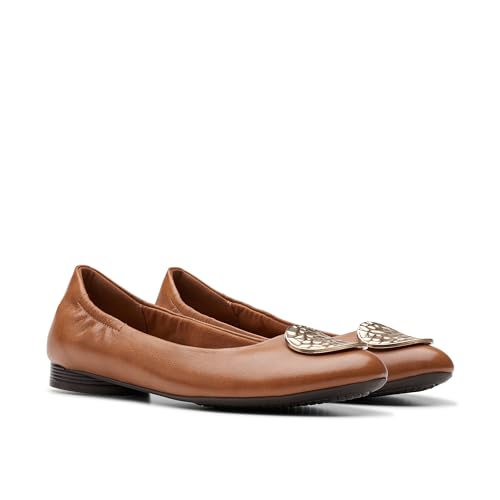 Clarks Collection Women's Loreleigh Ave, Tan Leather, 7 Wide US - image 5