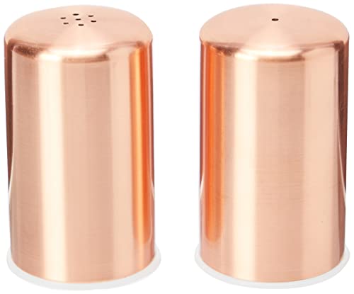 Metalcraft americano csp2 salero y pimentero Set, cobre, oz. Capacidad, 6 - 1/4 "de diámetro, 9 - 1/4" altura Cover